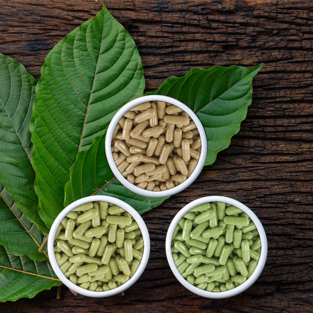 Kratom Capsules - Red Maeng Da - Green Maeng Da - White Maeng Da