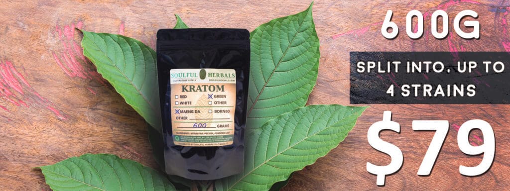 600g of Kratom Powder Split Kilo
