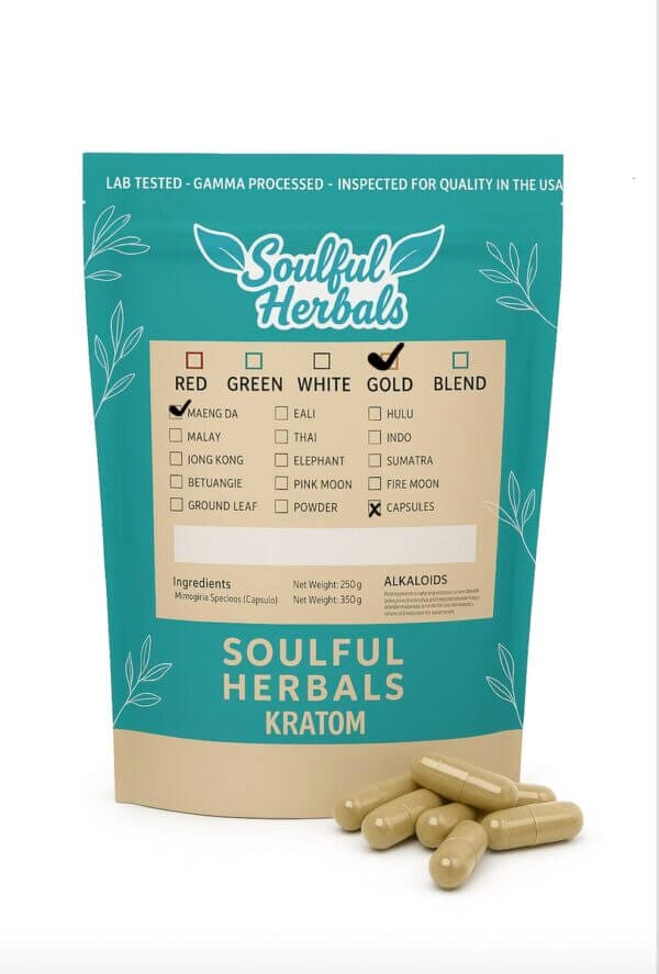 gold kratom capsules