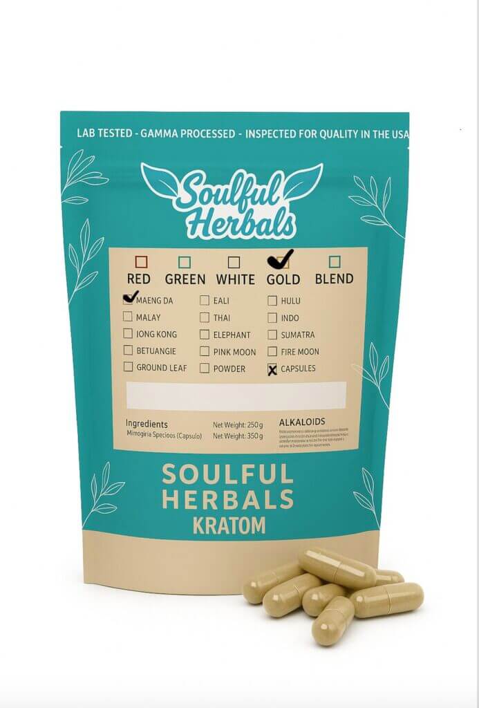 gold kratom capsules