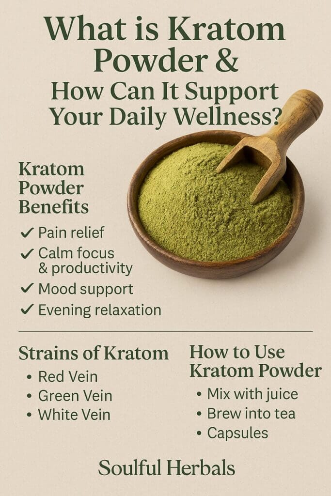 what is kratom powder?